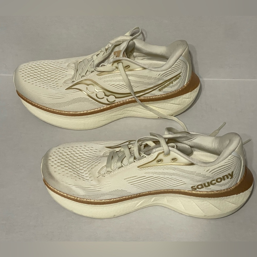 Saucony Ride 18 - Women’s 7.5 - Vanilla - EUC No Box - Picture 3 of 8